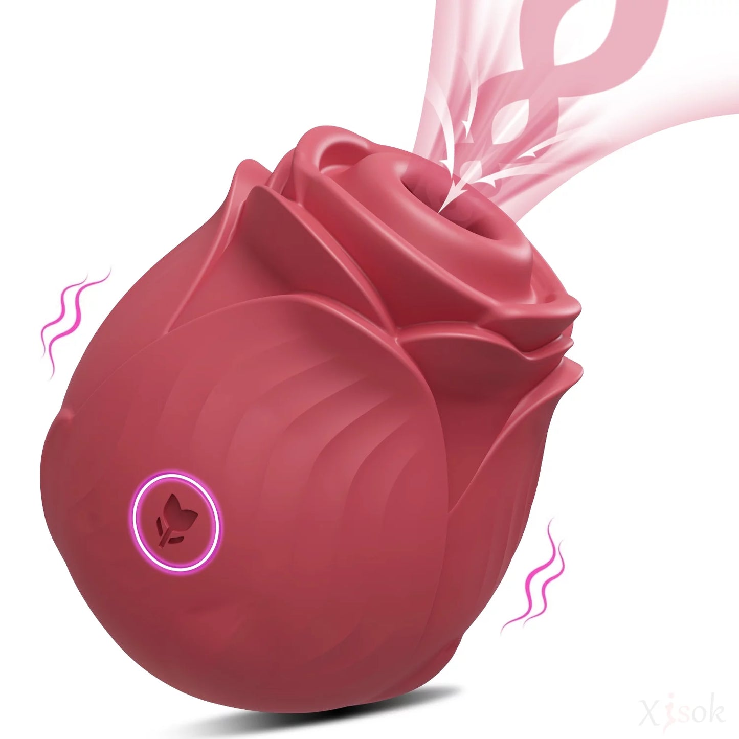 BlissTouch 3X™ – Rose Clitoral Sucking & Tongue Vibrator (Waterproof, Silent)