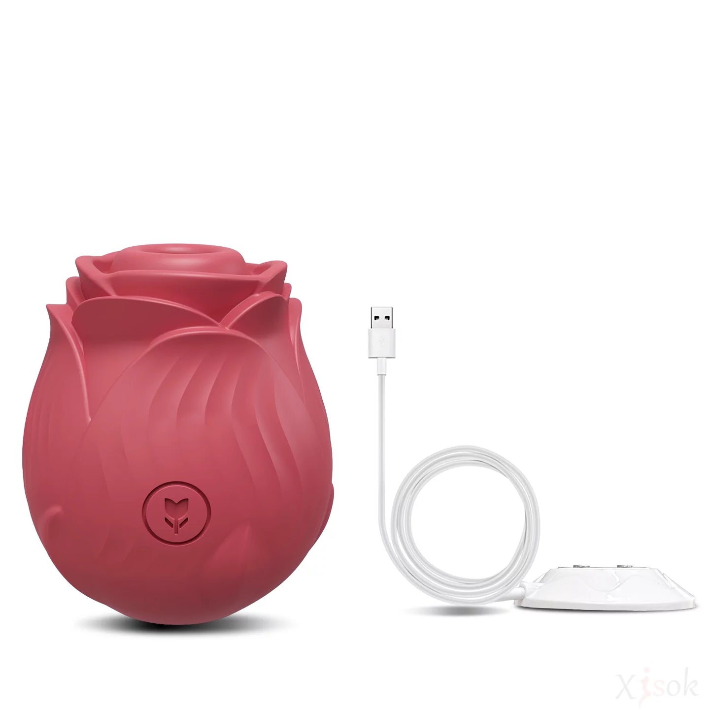 BlissTouch 3X™ – Rose Clitoral Sucking & Tongue Vibrator (Waterproof, Silent)