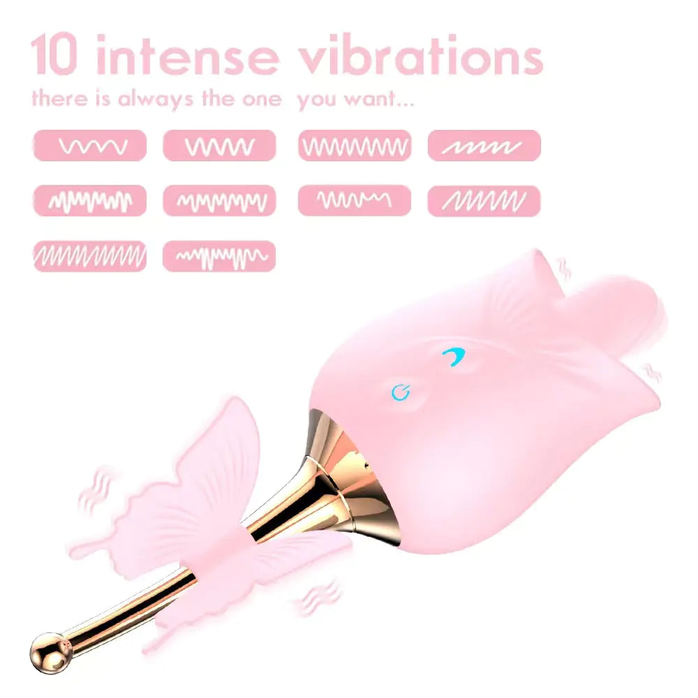 Rosa Intensa – Placer Triple con Succión y Vibración